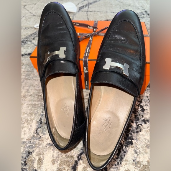 Hermes Men's Paris Loafers Wide size 45 - Picture 10 of 11